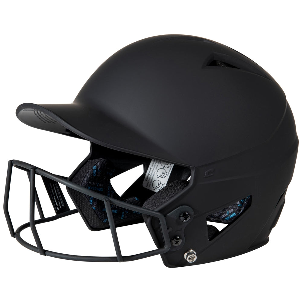 Champro HX Rise Fastpitch Matte Batting Helmet w/Faceguard