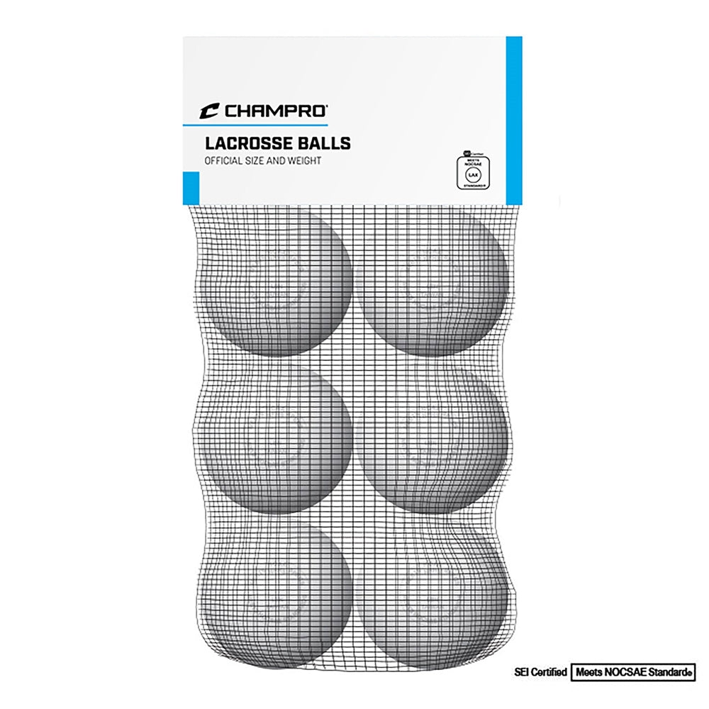 NOCSAE LACROSSE BALLS - LB6NW