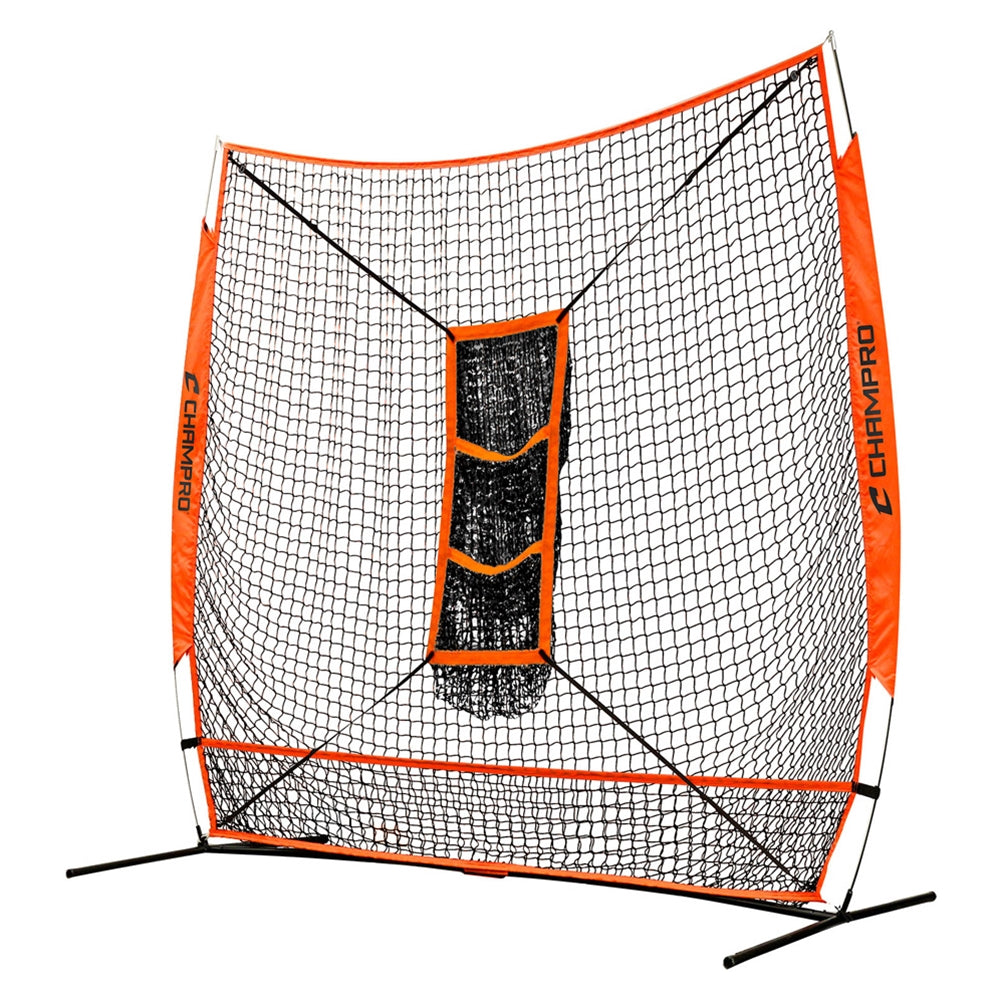 MVP PORTABLE TRAINING NET WITH TZ3 TRAINING ZONE - 7' X 7' - NB35