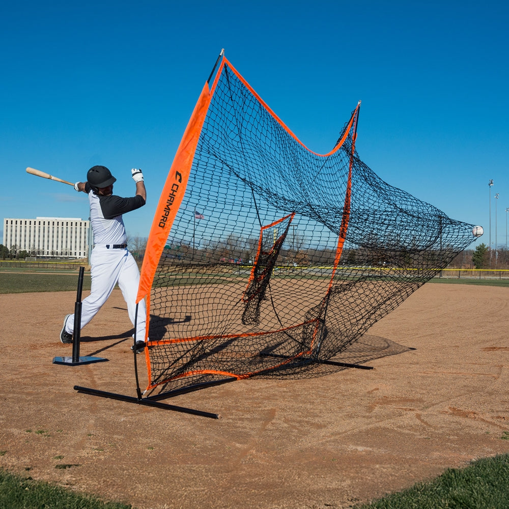 MVP PORTABLE TRAINING NET WITH TZ3 TRAINING ZONE - 7' X 7' - NB35