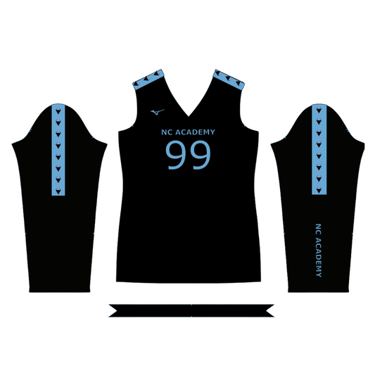 NC Academy Mizuno Long Sleeve Jersey - Black