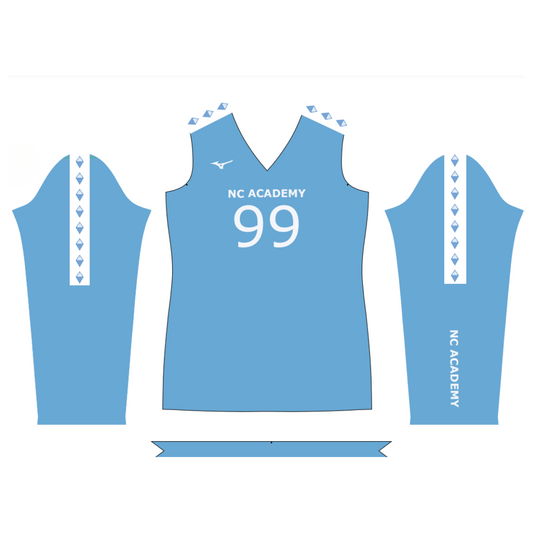 NC Academy Mizuno Long Sleeve Jersey - Blue