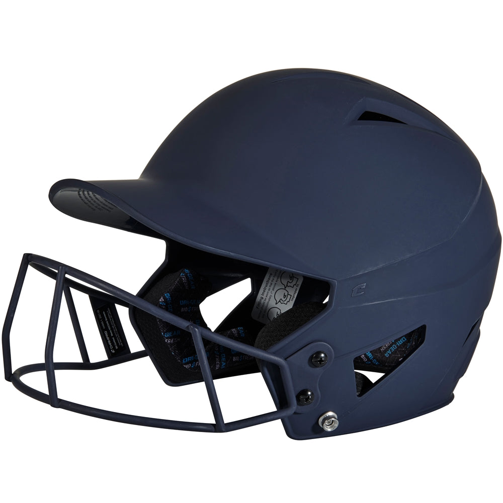 Champro HX Rise Fastpitch Matte Batting Helmet w/Faceguard - HXFPMSCJ