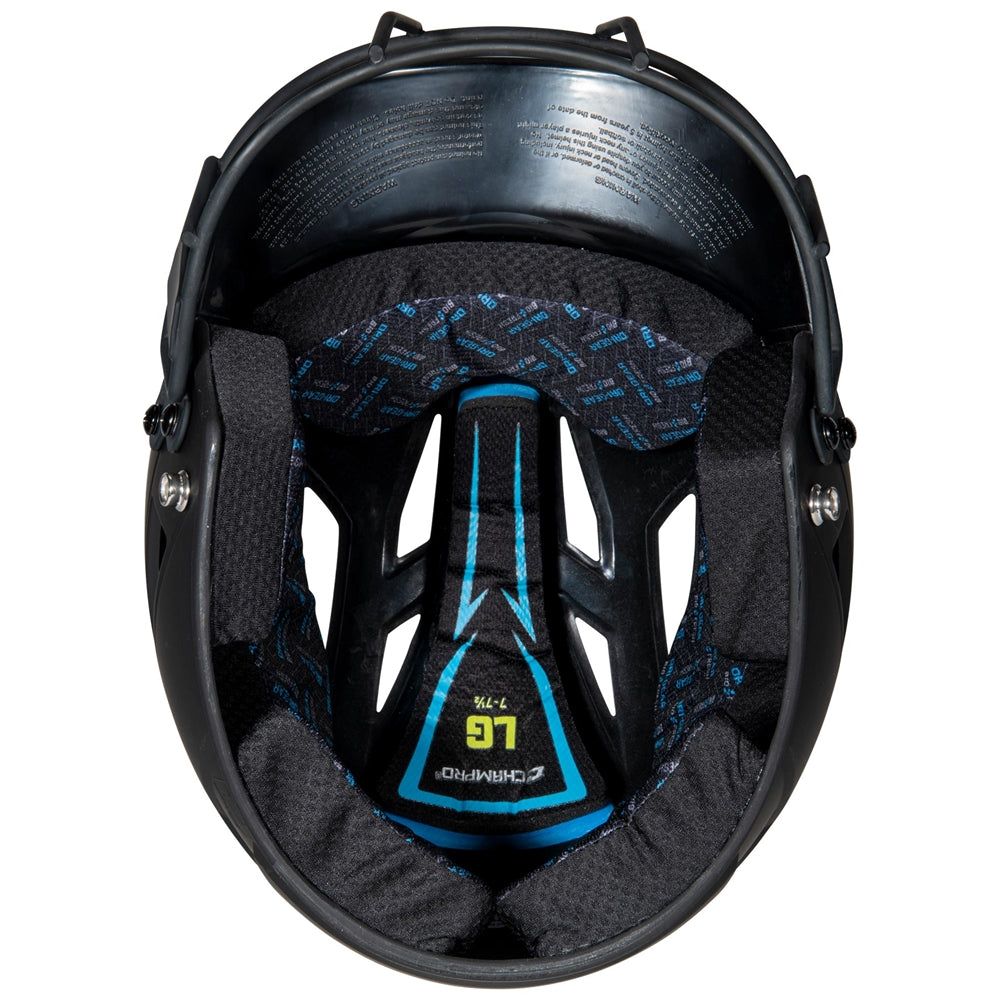 Champro HX Rise Fastpitch Matte Batting Helmet w/Faceguard