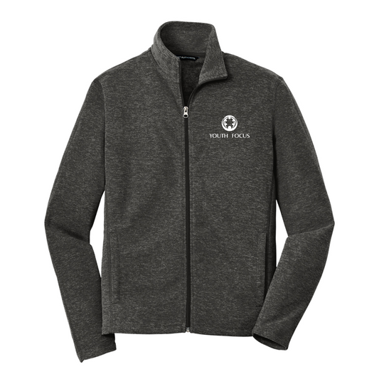 Adult Port Authority Heather Microfleece Jacket