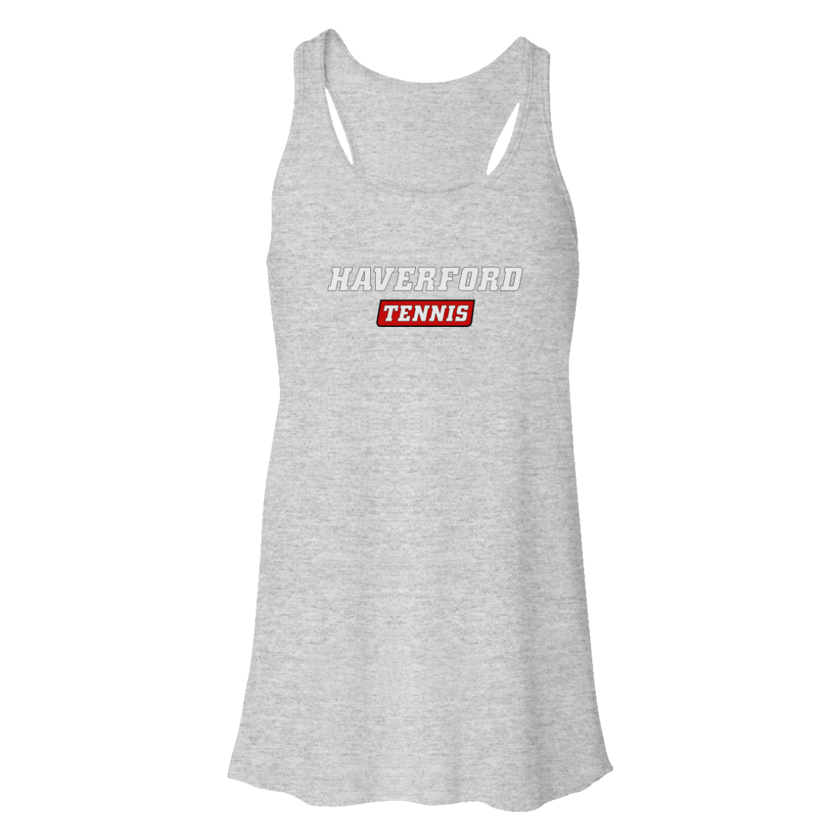 Women's Haverford Tennis Bella + Canvas Flowy Racerback Tank