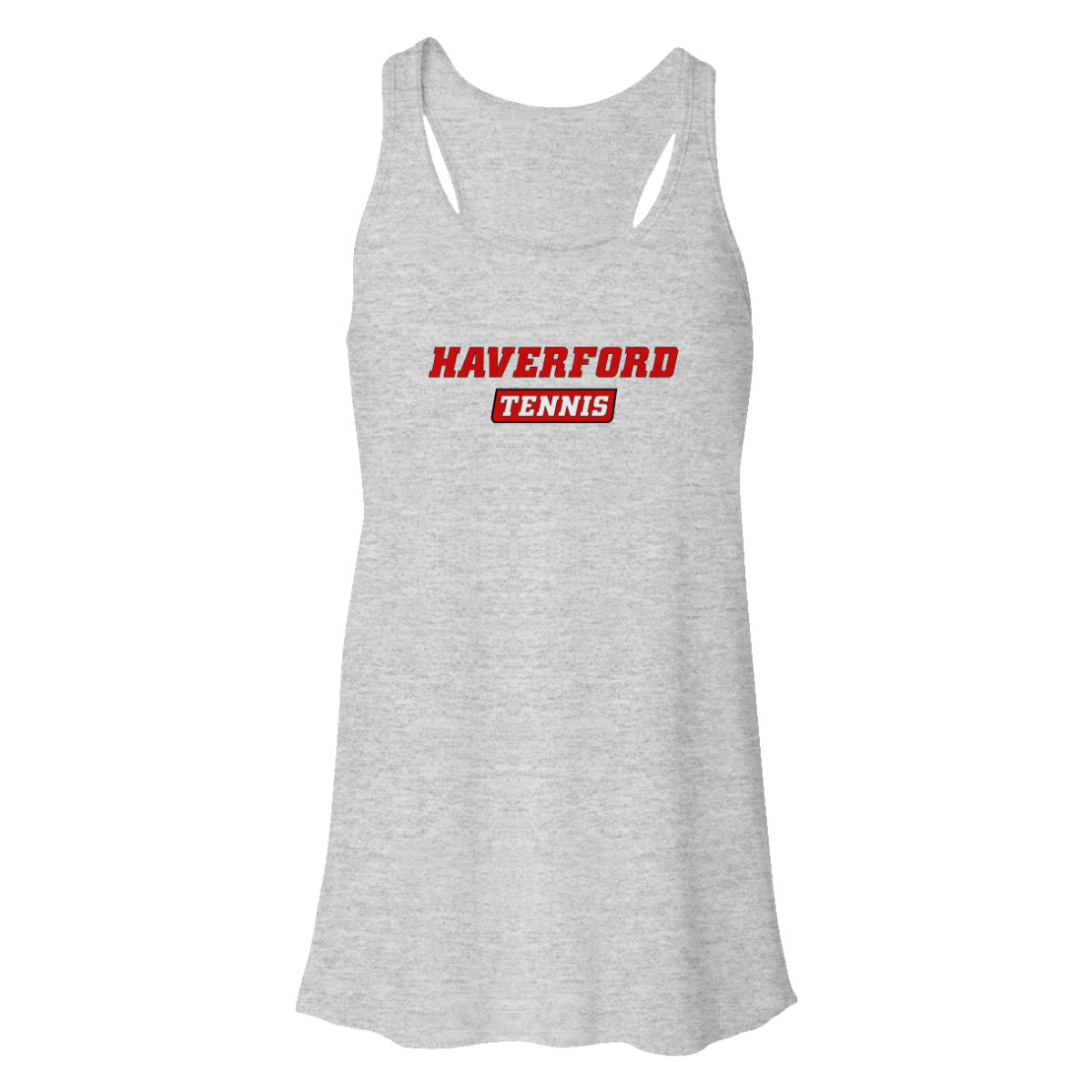 Women's Haverford Tennis Bella + Canvas Flowy Racerback Tank