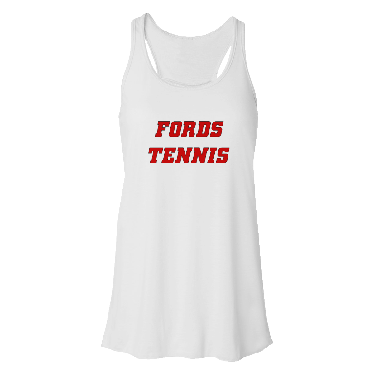 Women's Haverford Tennis Bella + Canvas Flowy Racerback Tank