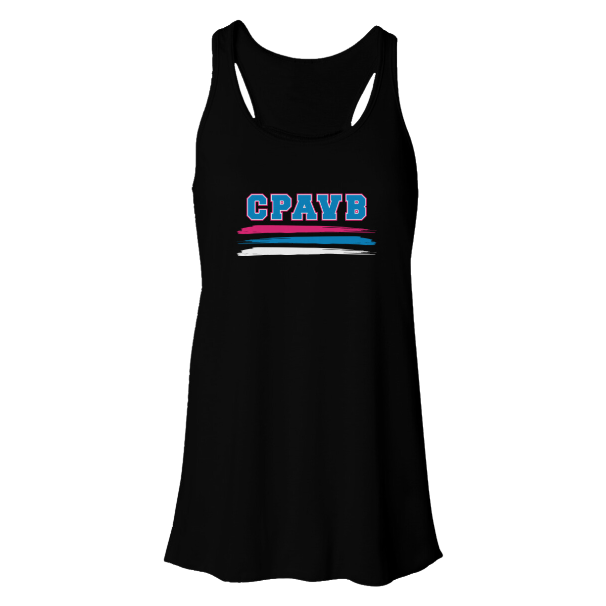 Women's CPA Volleyball Bella + Canvas Flowy Racerback Tank