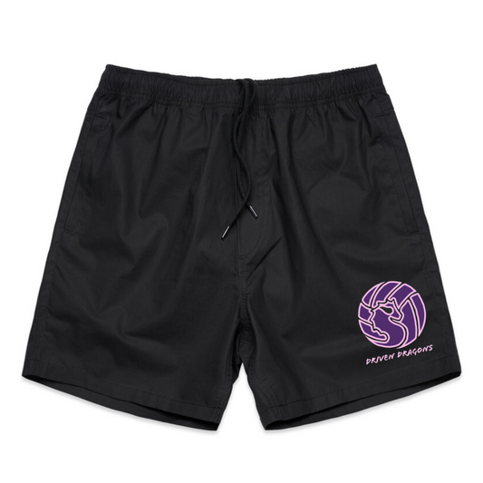 Adult Driven Dragons Beach Shorts