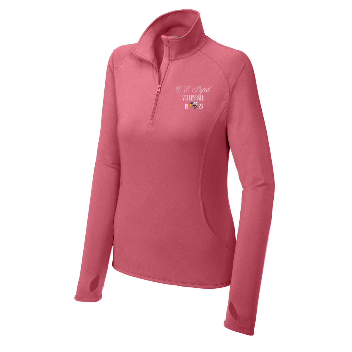 Women's C.E. Byrd HS Sport-Tek Sport-Wick Stretch 1/4 Zip