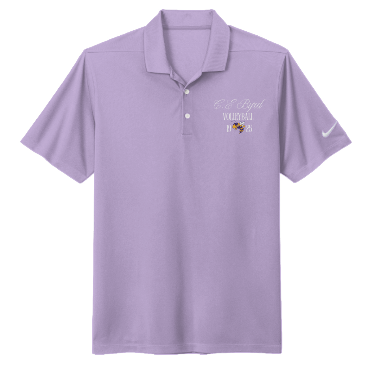 Adult C.E. Byrd HS Volleyball Nike Dri-FIT Micro Pique 2.0 Polo