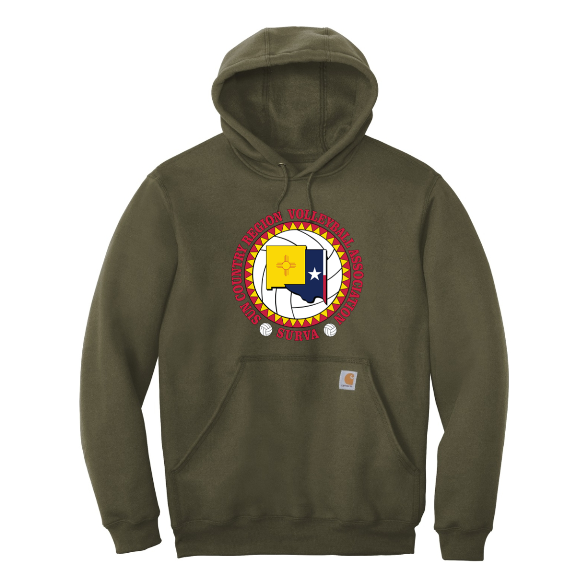 Adult Sun Country Volleyball Carhartt Midweight Hoodie