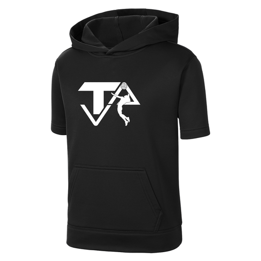 Youth Sport-Tek Fleece SS Hooded Pullover