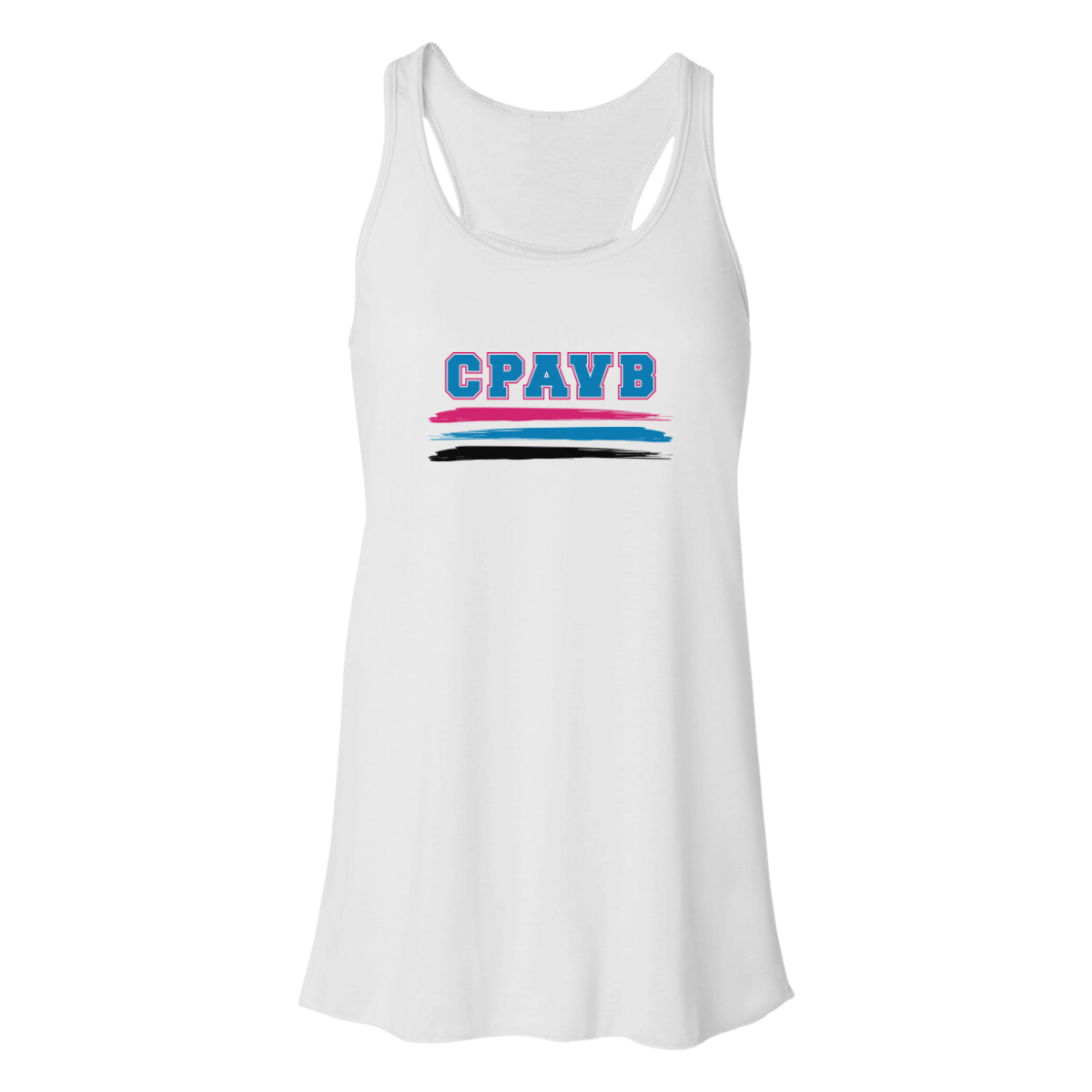 Women's CPA Volleyball Bella + Canvas Flowy Racerback Tank