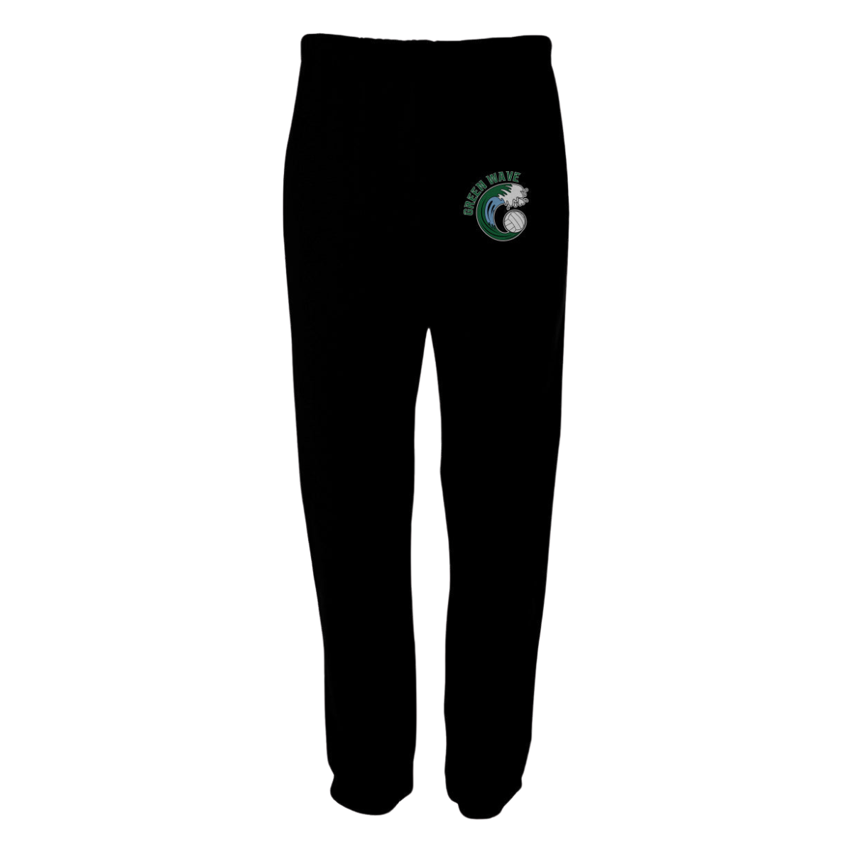 Adult Green Wave Jerzees Pocketed Sweatpants