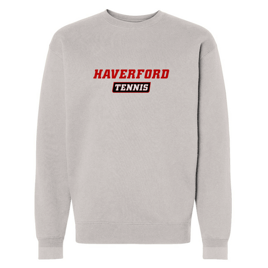Adult Haverford Tennis Heavyweight Crewneck Sweatshirt
