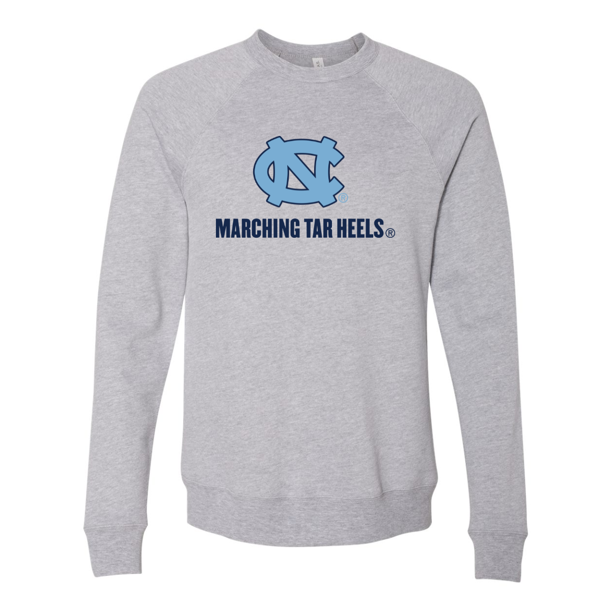 Adult UNC Marching Bella + Canvas Crewneck
