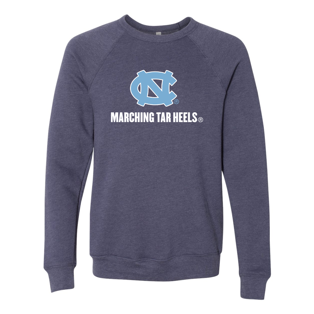 Adult UNC Marching Bella + Canvas Crewneck