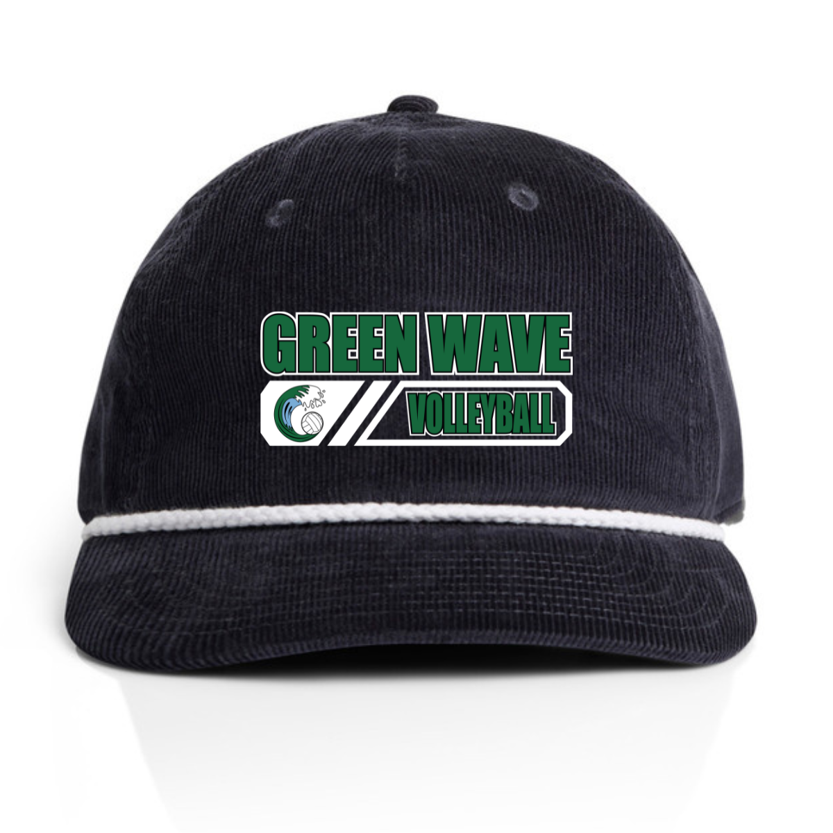Green Wave Class Cord Rope Hat