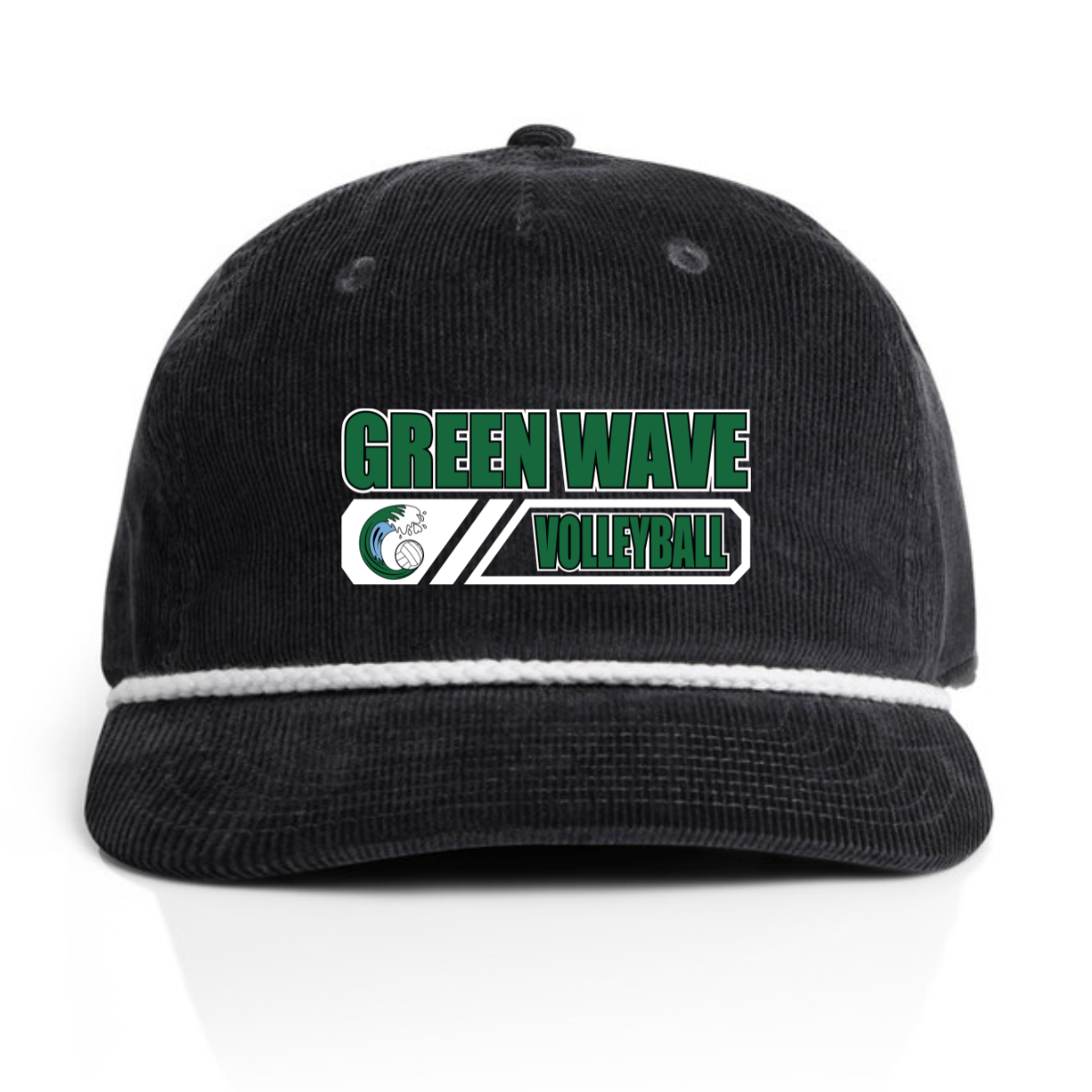 Green Wave Class Cord Rope Hat