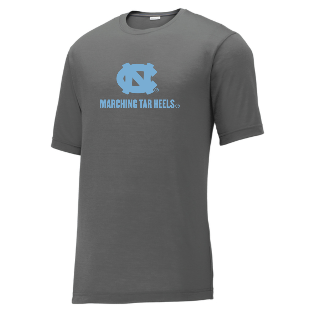 Adult UNC Marching Sport-Tek Performance Cotton Touch Tee