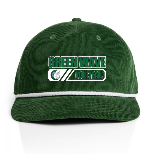Green Wave Class Cord Rope Hat
