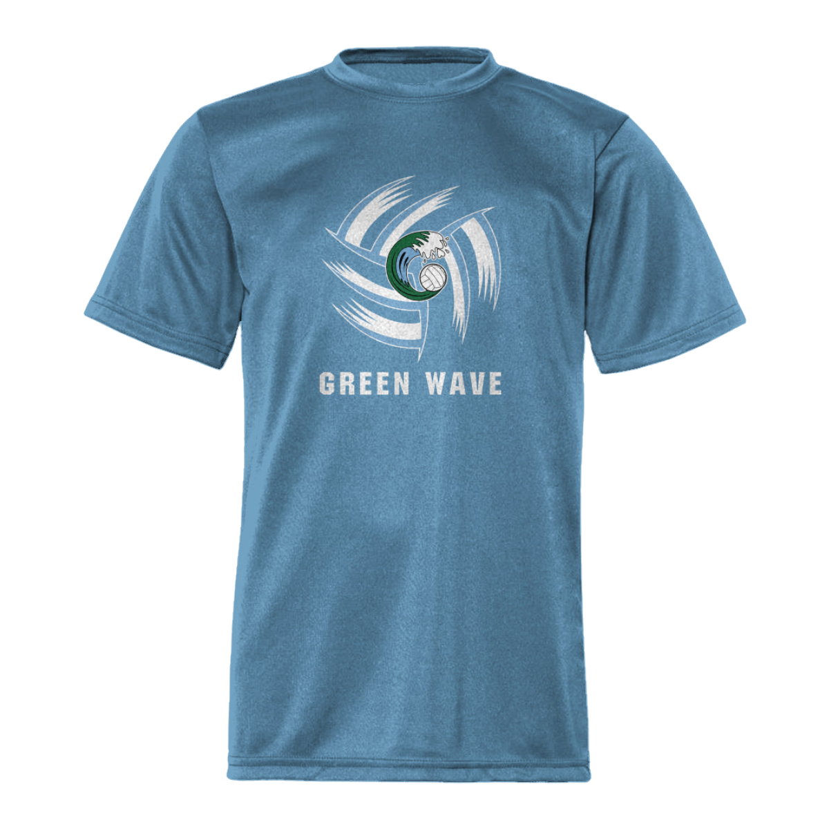 Youth Green Wave C2 Performance T-Shirt