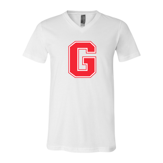 Adult Grove City Lacrosse Bella + Canvas V-Neck T-Shirt