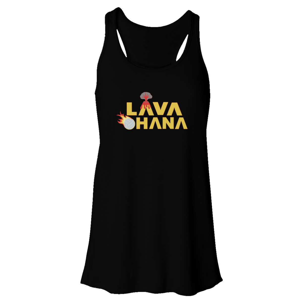 Women's LAVA Bella + Canvas Flowy Racerback Tank - Ohana
