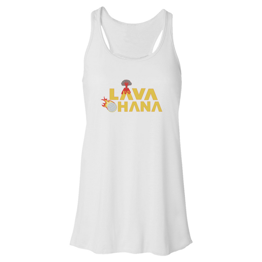 Women's LAVA Bella + Canvas Flowy Racerback Tank - Ohana