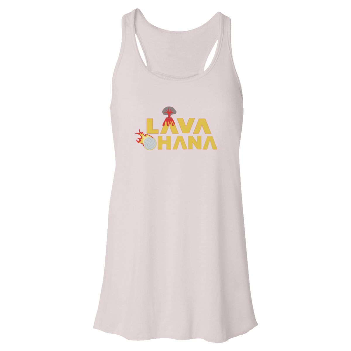Women's LAVA Bella + Canvas Flowy Racerback Tank - Ohana