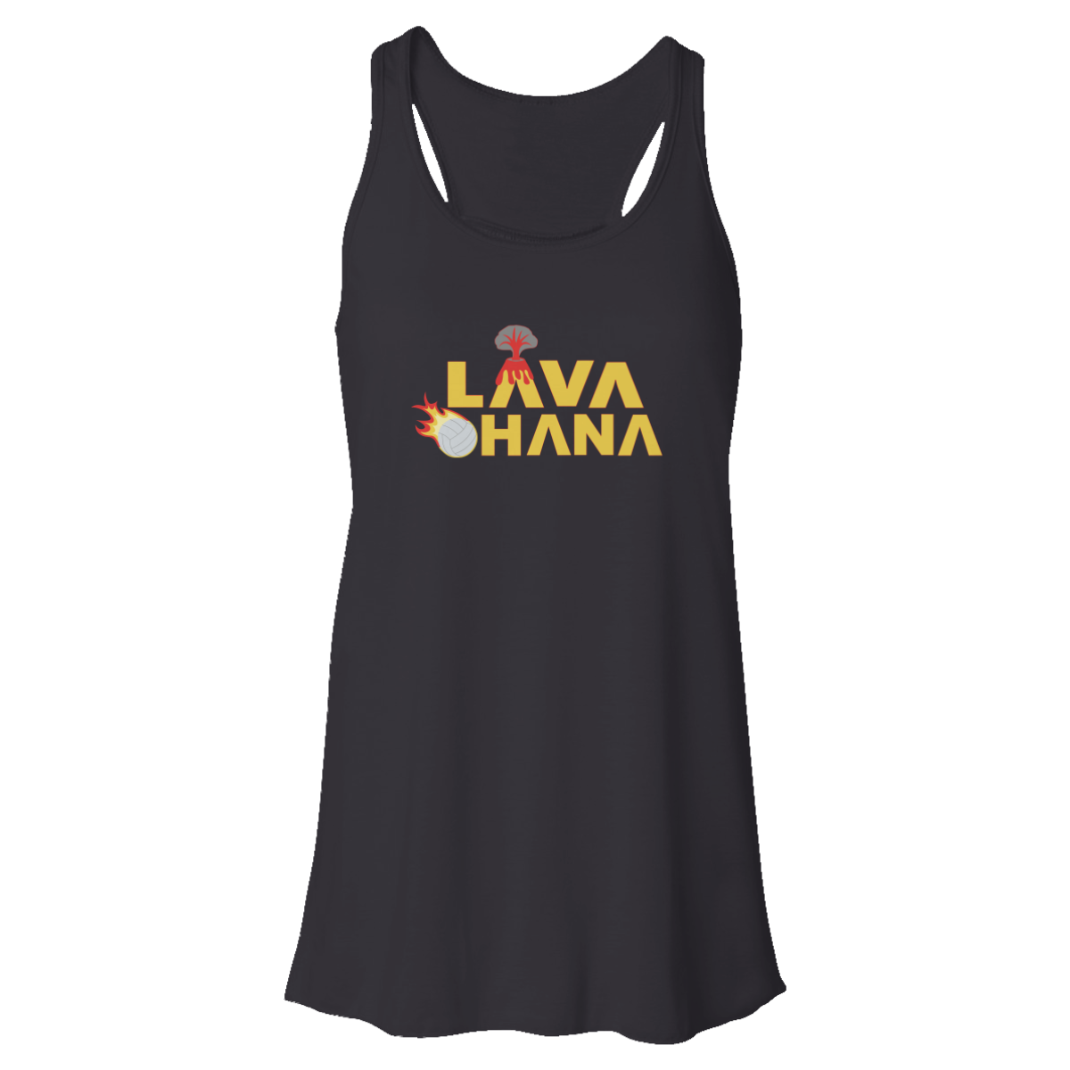 Women's LAVA Bella + Canvas Flowy Racerback Tank - Ohana