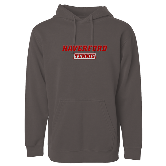 Adult Haverford Tennis Pigment Dyed Hoodie