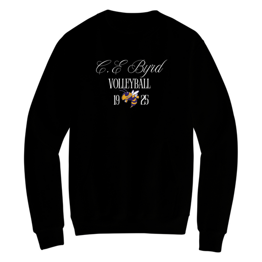 Adult Port and Company Fleece Crewneck Pocket Sweatshirt