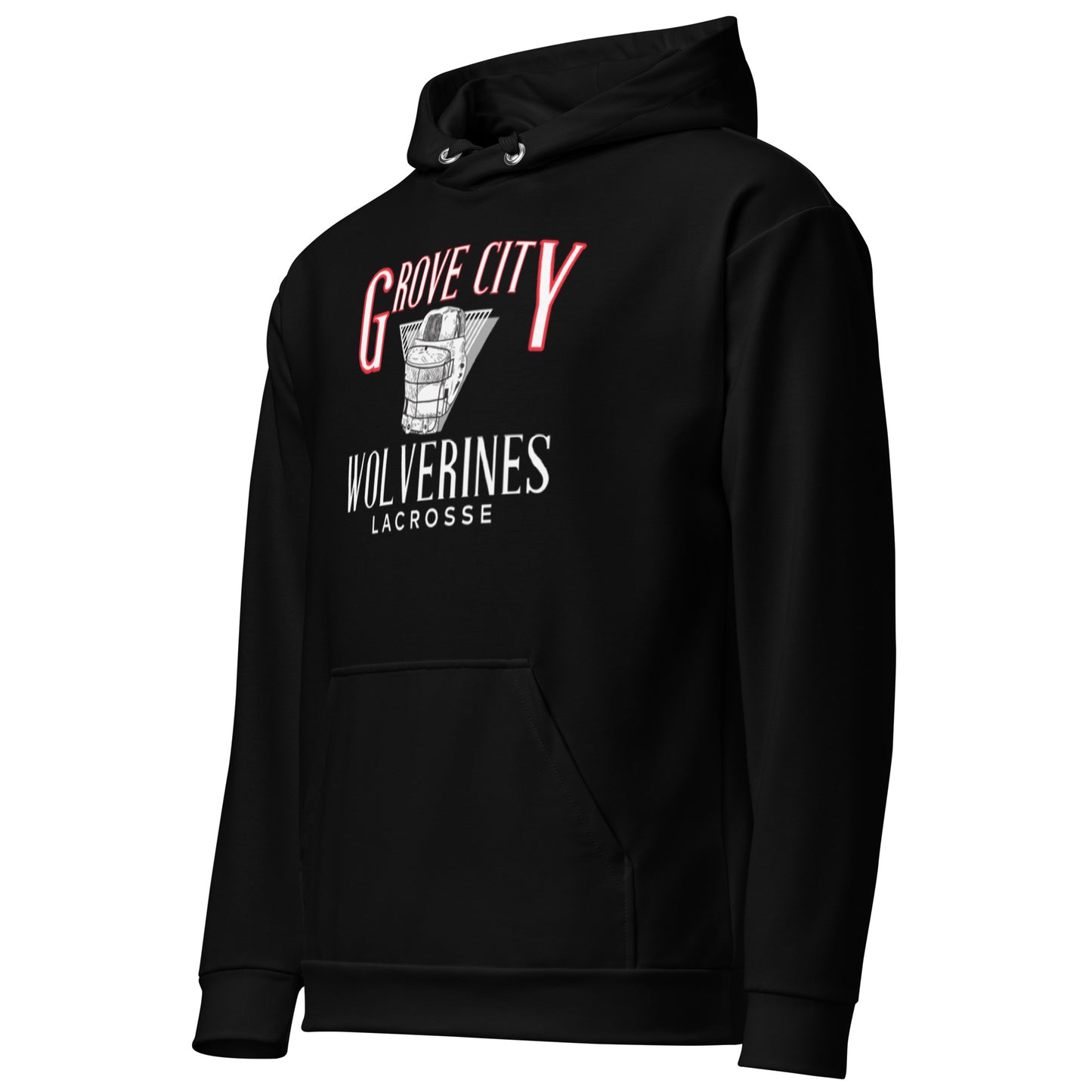 Adult Grove City Lacrosse Premium Performance Hoodie