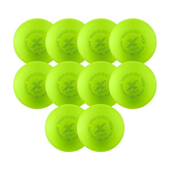 PEARL X Optic Yellow Lacrosse Balls