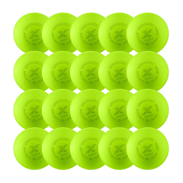 PEARL X Optic Yellow Lacrosse Balls