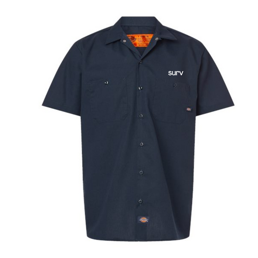 Adult Short Sleeve Work Shirt