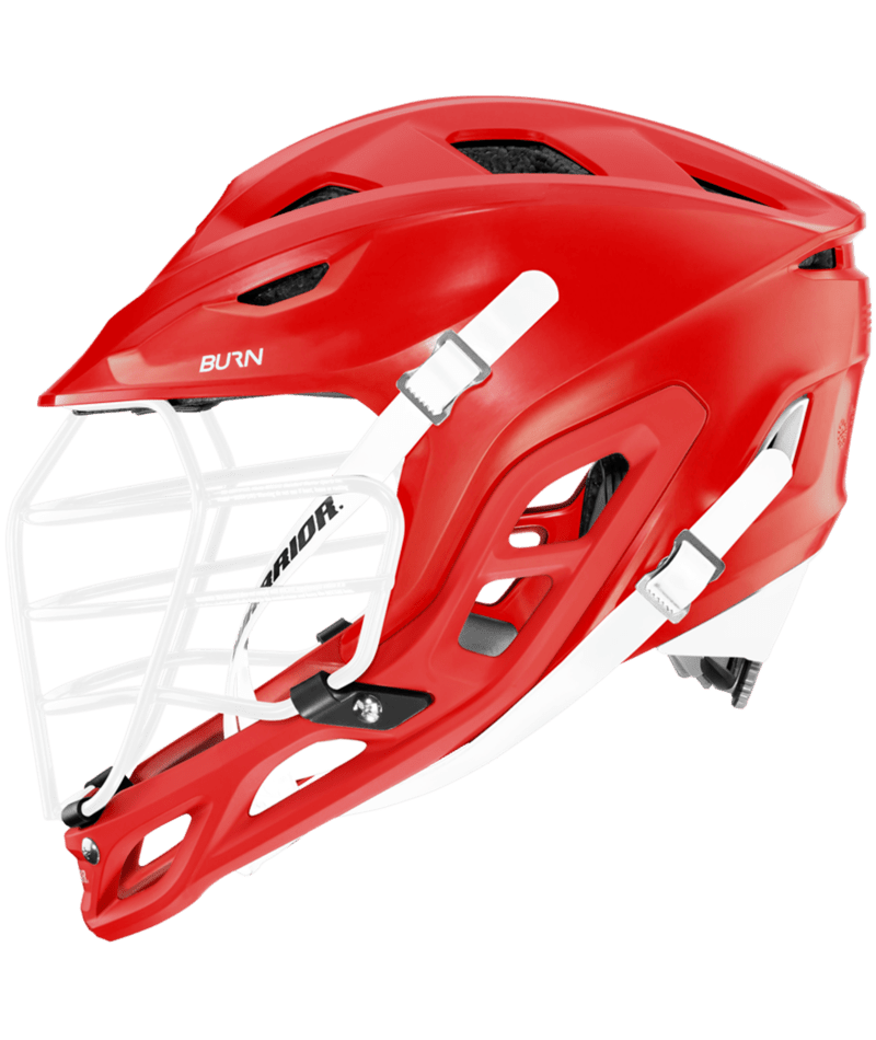 BURN HELMET MASK (WHITE)