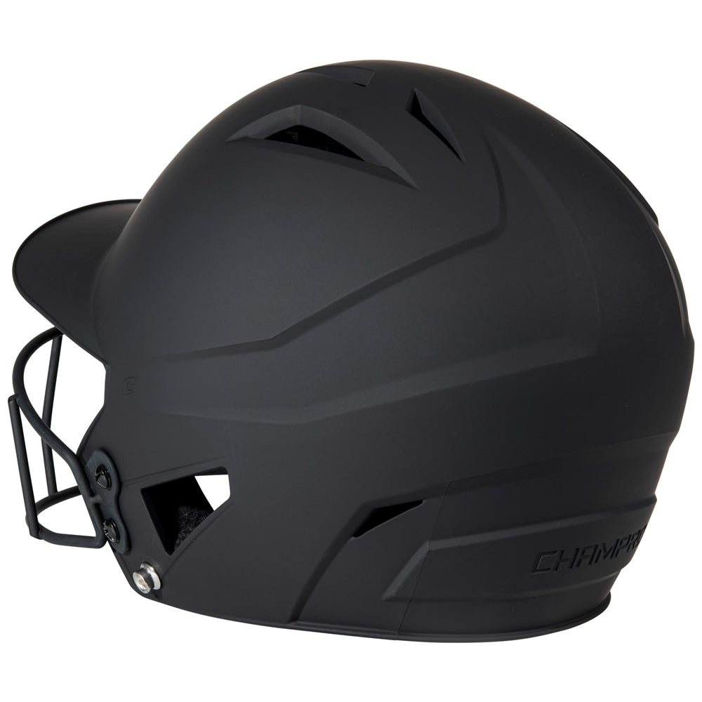 Champro HX Rise Fastpitch Matte Batting Helmet w/Faceguard