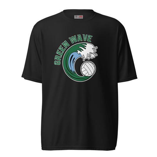 Adult Green Wave Volleyball A4 Performance Shirt