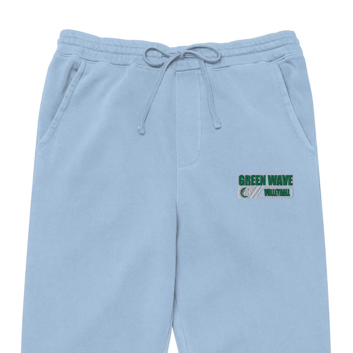 Adult Green Wave Pigment Dyed Sweatpants