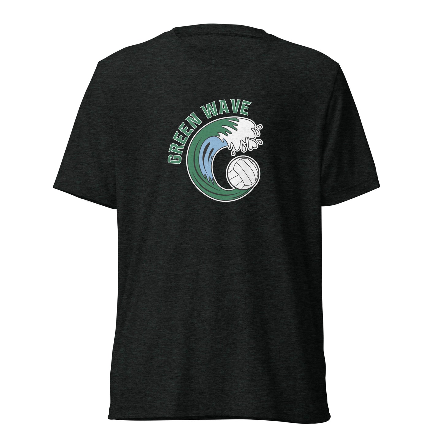 Adult Green Wave Bella + Canvas Tri-Blend T-shirt