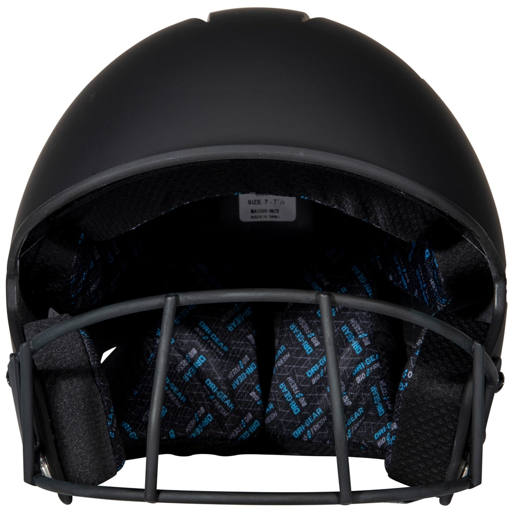 Champro HX Rise Fastpitch Matte Batting Helmet w/Faceguard