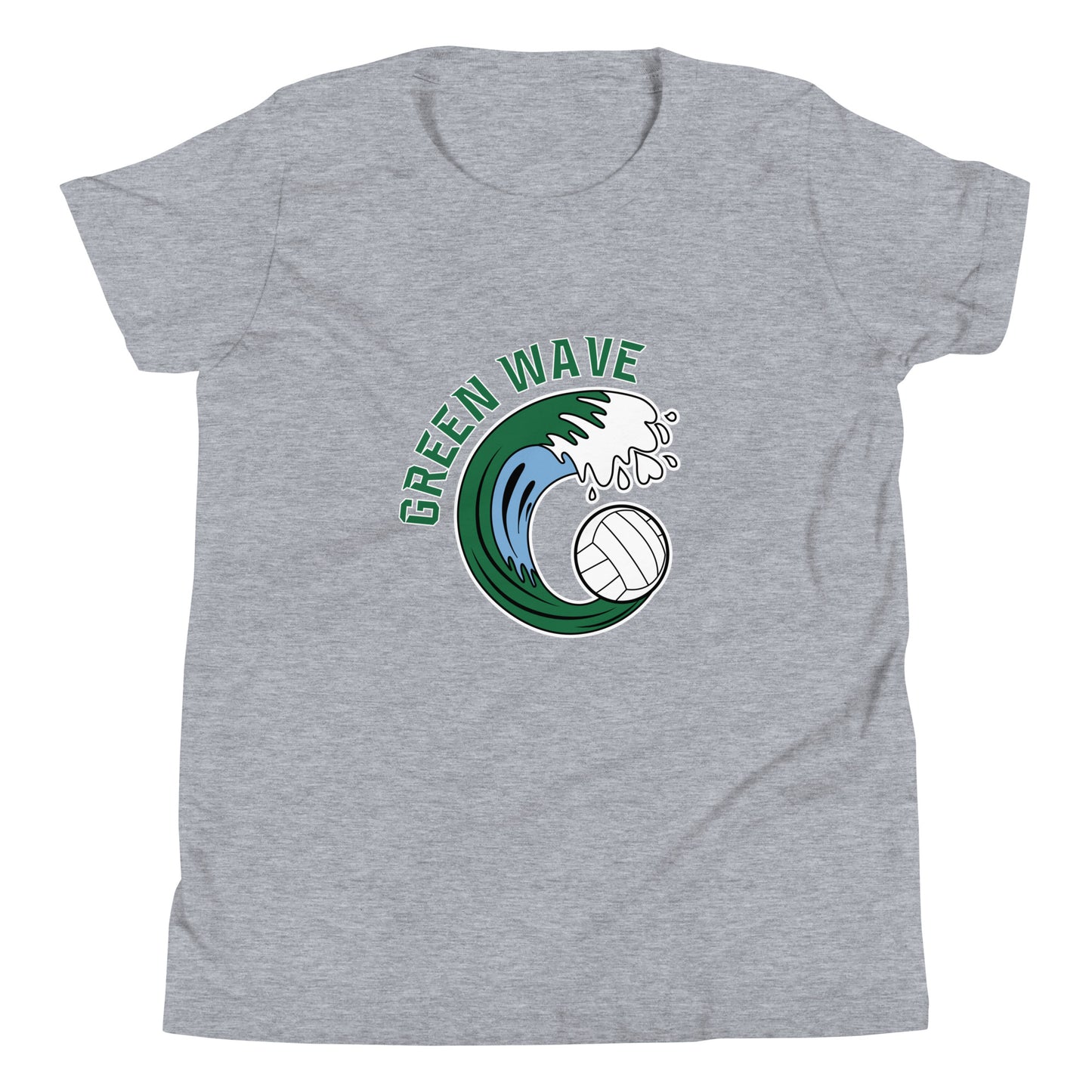 Youth Green Wave Bella + Canvas T-shirt